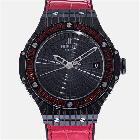 hublot caviar tutti frutti|Authentic Used Hublot Big Bang Tutti Frutti Red Caviar .